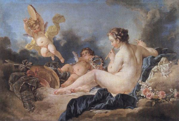 Francois Boucher The Muse Euterpe Germany oil painting art